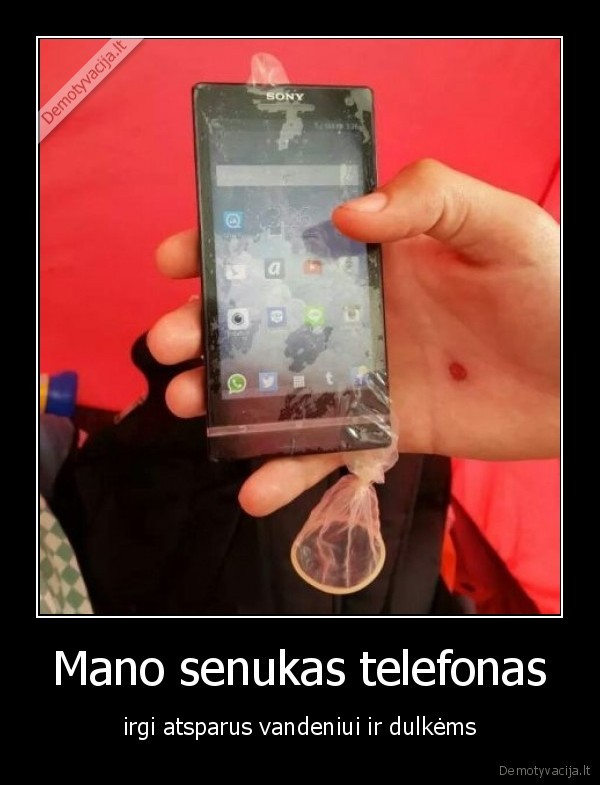 sony,prezervatyvas