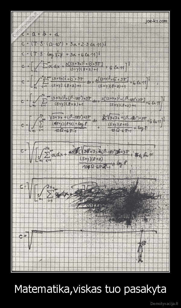 Matematika,viskas tuo pasakyta