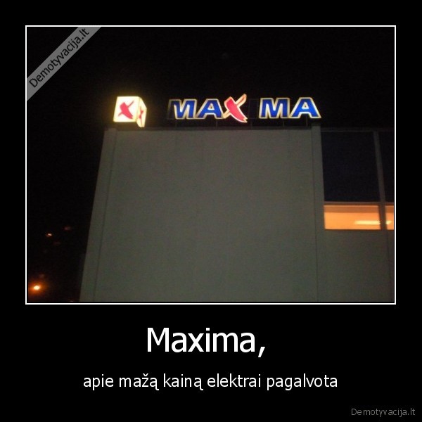 maxima, electra, taupymas