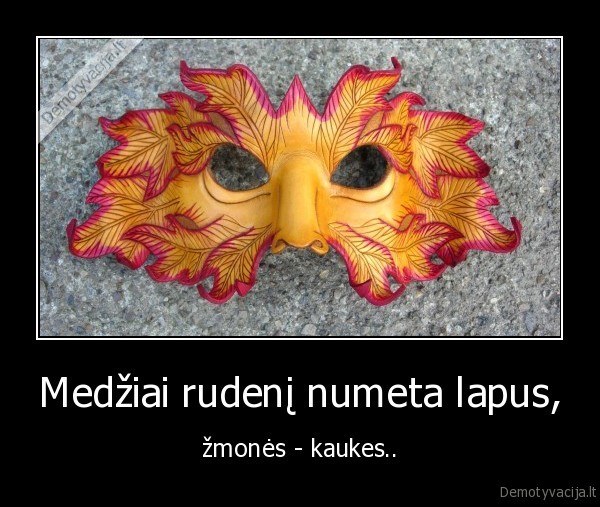Medžiai rudenį numeta lapus,
