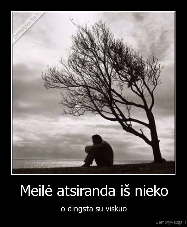 Meilė atsiranda iš nieko