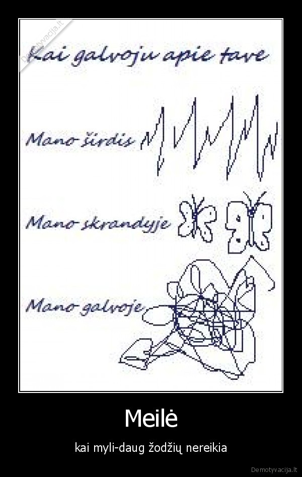 meile,be, zodziu