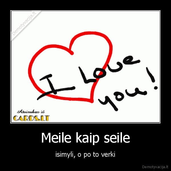 Meile kaip seile