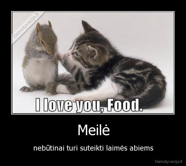 meile,katinas,vovere,vienpuse, meile,laime,om, nom, nom