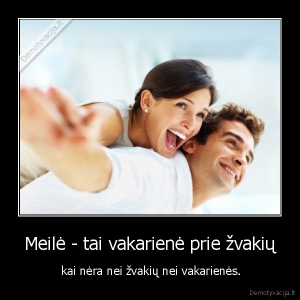 Meilė - tai vakarienė prie žvakių