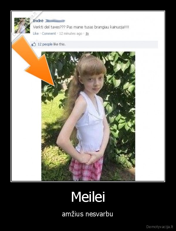 meile,vaikai,amzius