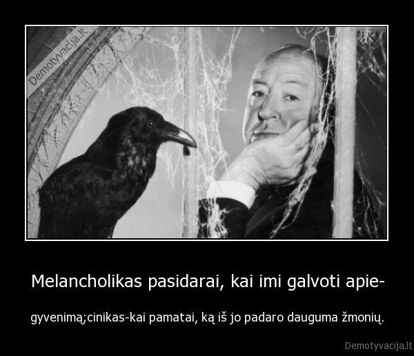 cinikas,melancholikas