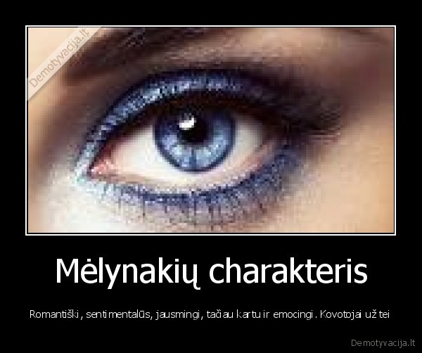 Mėlynakių charakteris