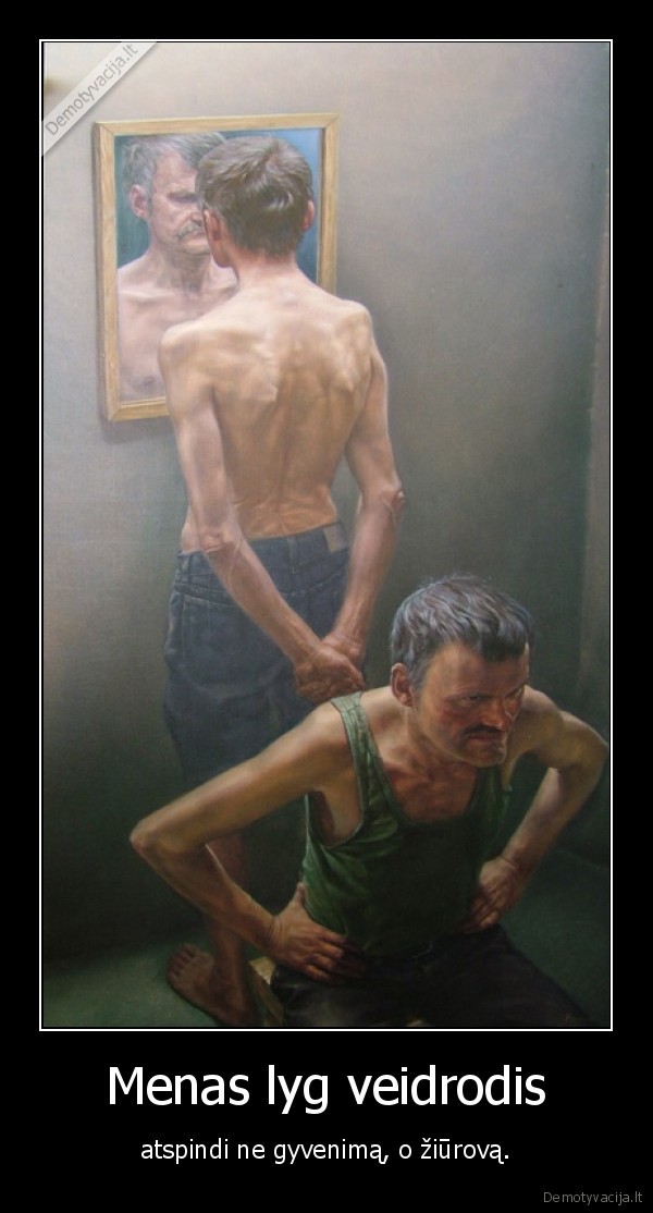 Menas lyg veidrodis