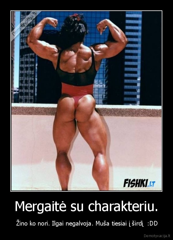 Mergaitė su charakteriu.