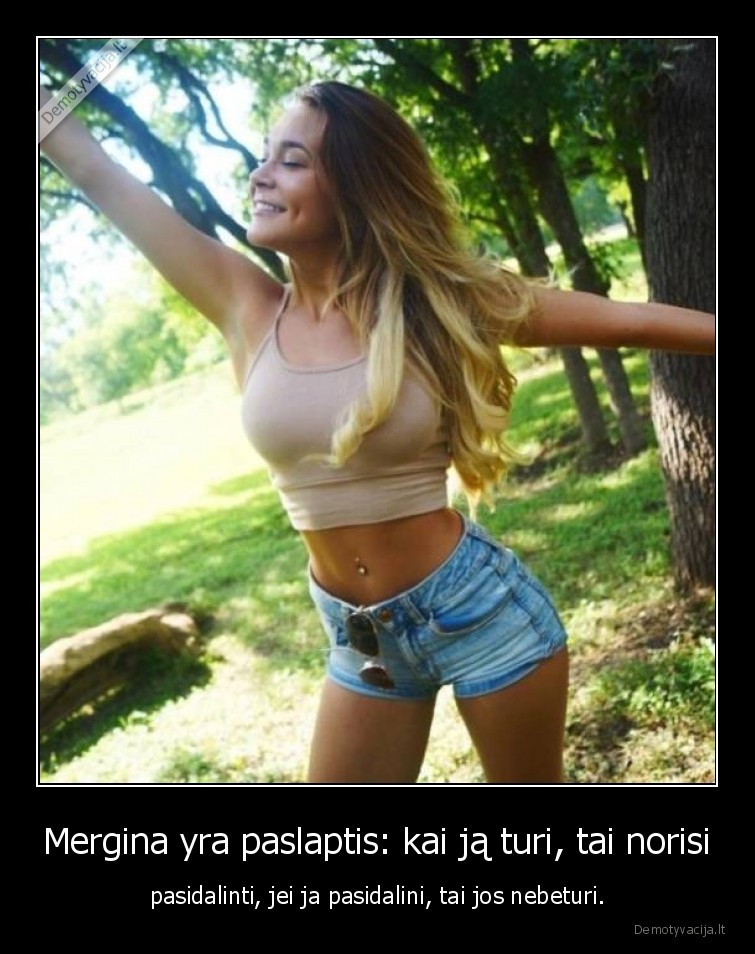 mergina,paslaptis