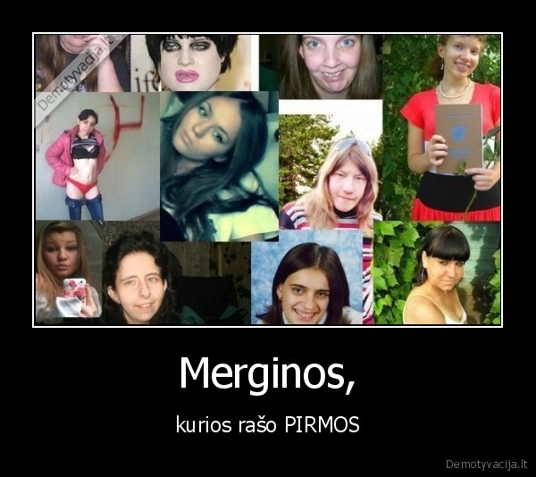 merginos,rasyti,pirma