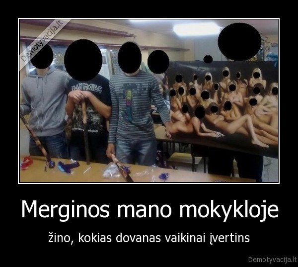 Merginos mano mokykloje