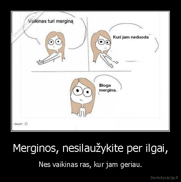merginos,tiesa