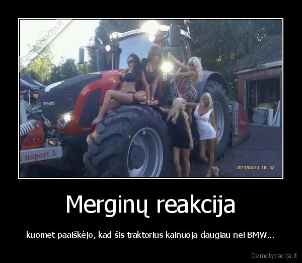 Merginų reakcija