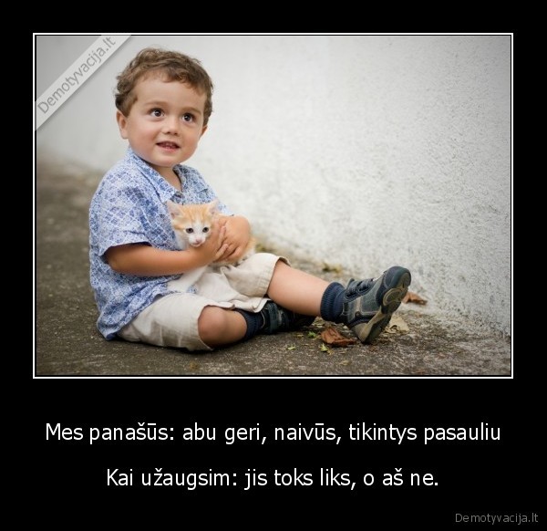 katinas,vaikas,myleti,pasaulis