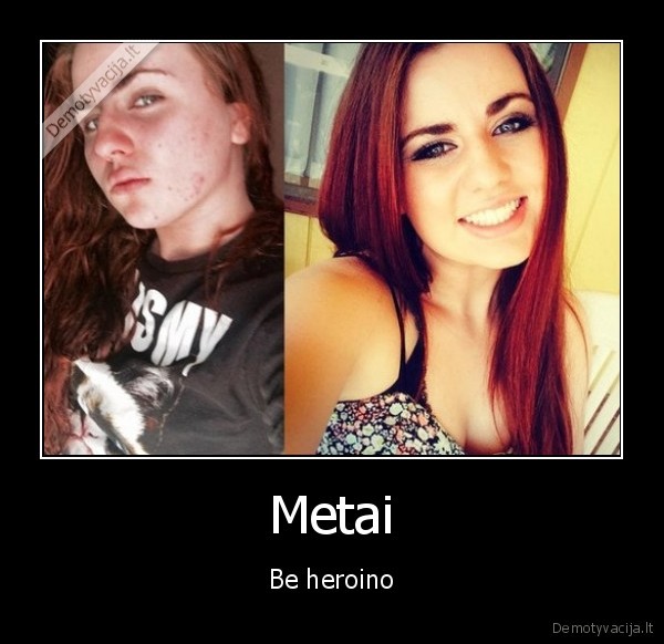 heroinas,narkotikai,mete, narkotikus