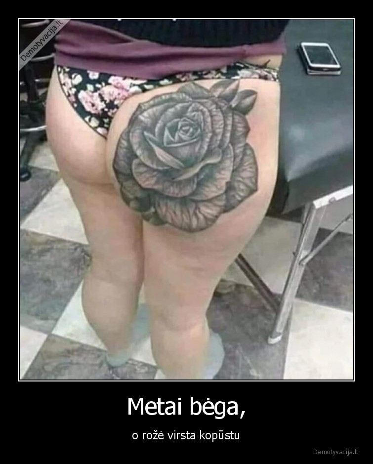 roze,kopustas,tatuiruote,metai