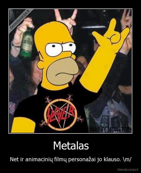 metalas,metal,simsons,slayer