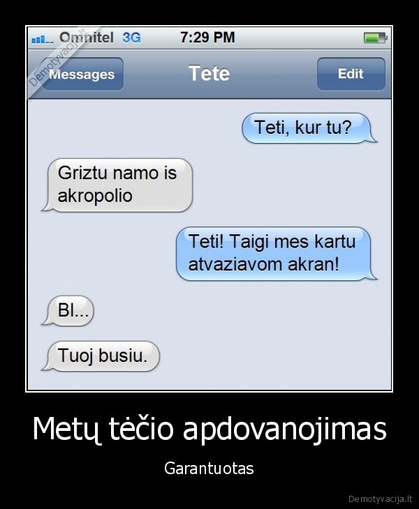 sms, susirasinejimas,juokingi, sms,sms, teciui,pamirso, vaika,akropolis
