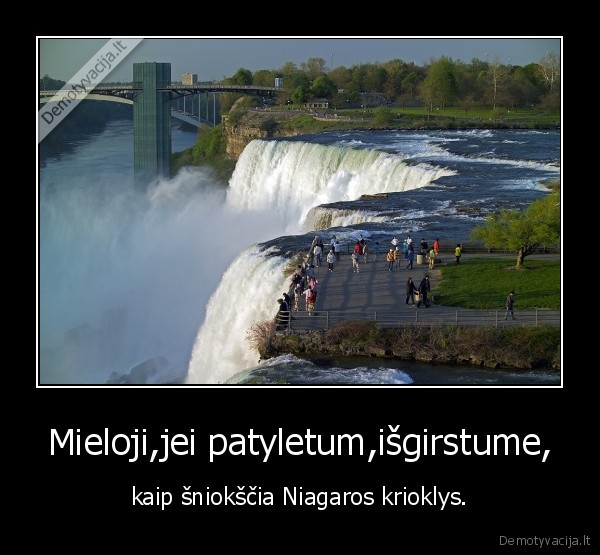 mieloji,niagaros, krioklys