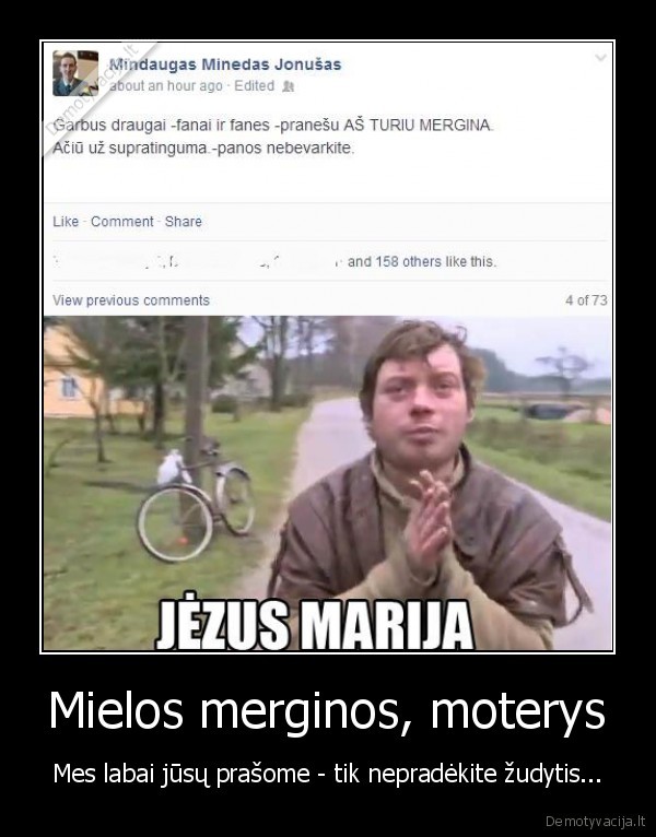 minedas, uri, mergina,mindeo, facebookas