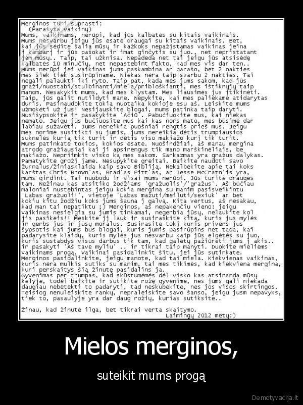 mes, jus, mylim