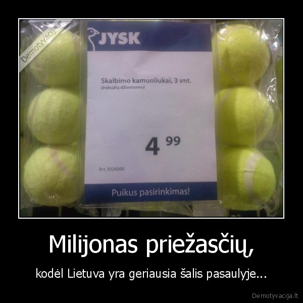 Milijonas priežasčių,