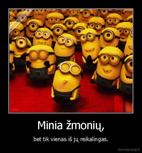 Minia žmonių,