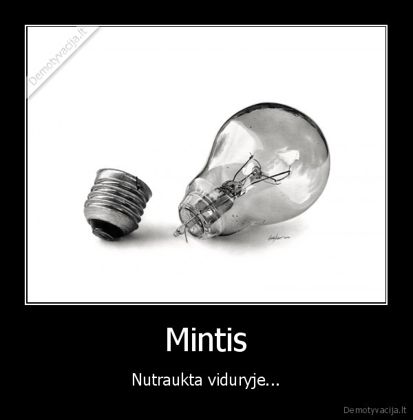 ideja,pertraukimas,nepagarba,nelaime,nesekme,lempute