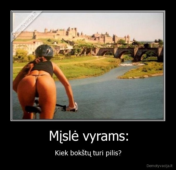 Mįslė vyrams:
