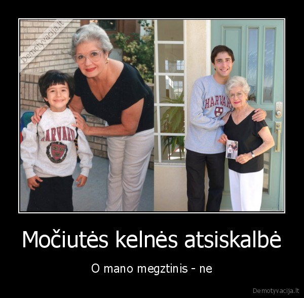 Močiutės kelnės atsiskalbė