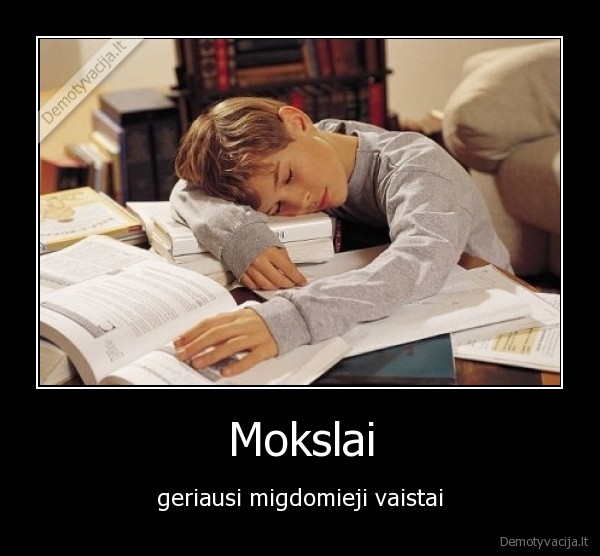 miegas,mokslas,vaistai