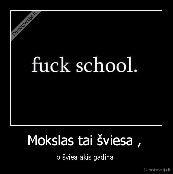 mokykla, suuudas