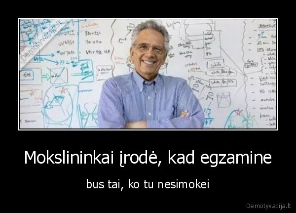 egzaminas,mokytis