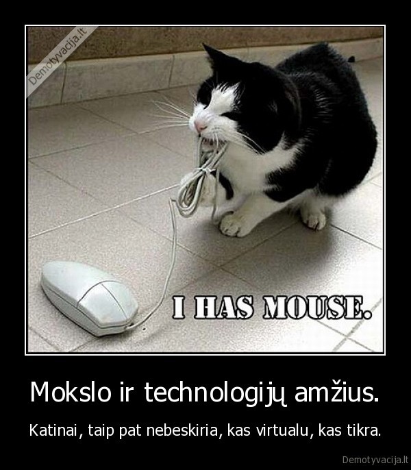 Mokslo ir technologijų amžius.