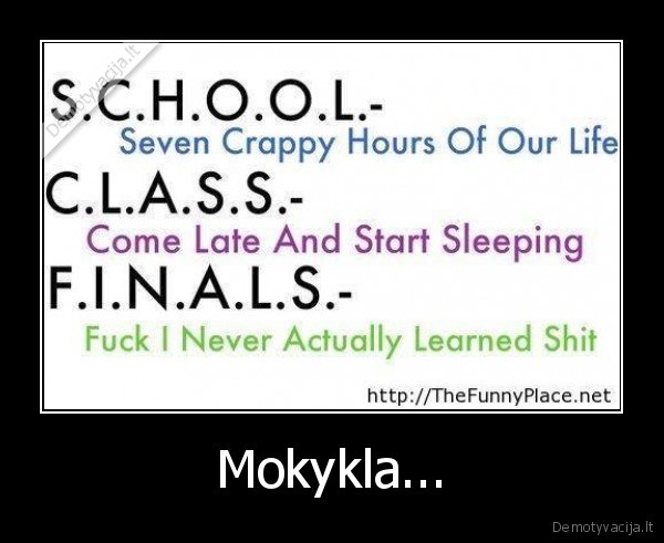 Mokykla...