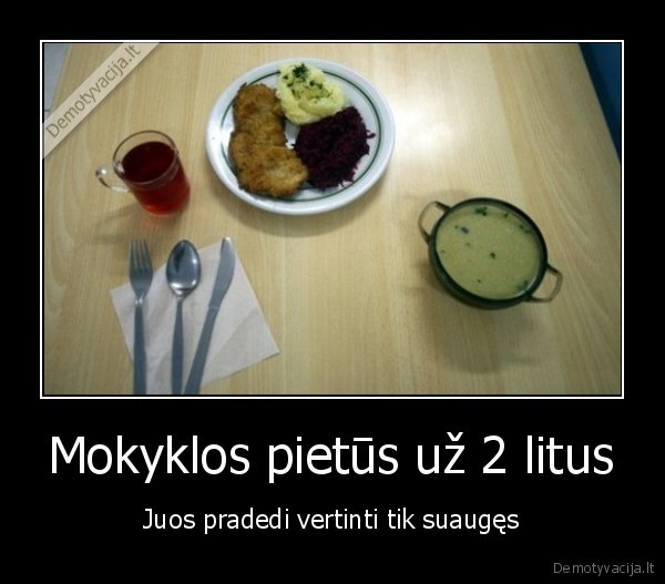 mokyklos, pietus,pigus, pietus