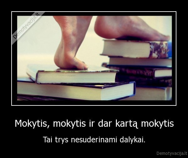mokytis,dar,trys