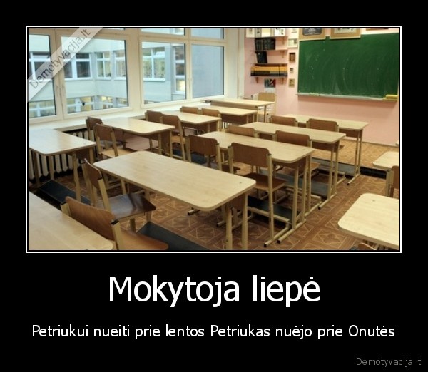 Mokytoja liepė