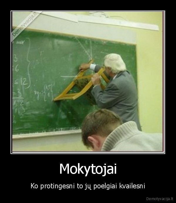 Mokytojai