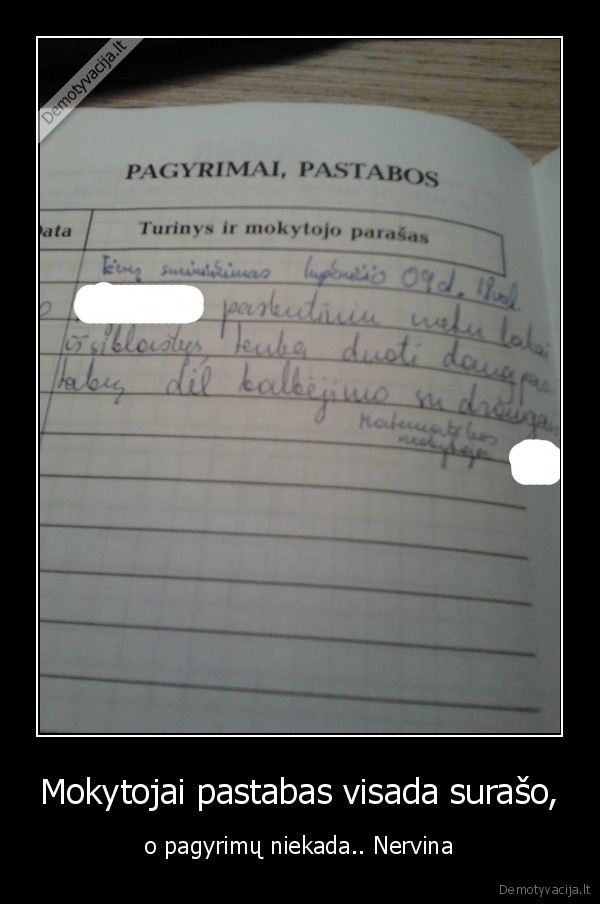 pazymiu, knygele