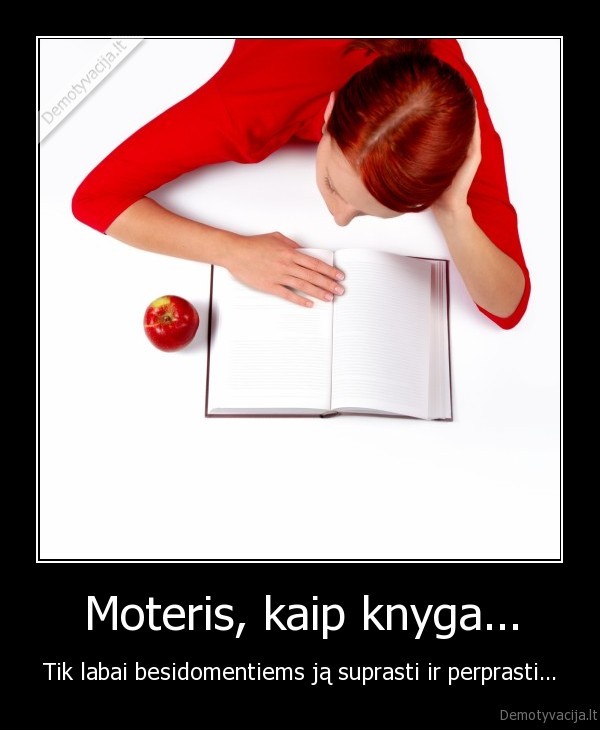 moteris,knyga