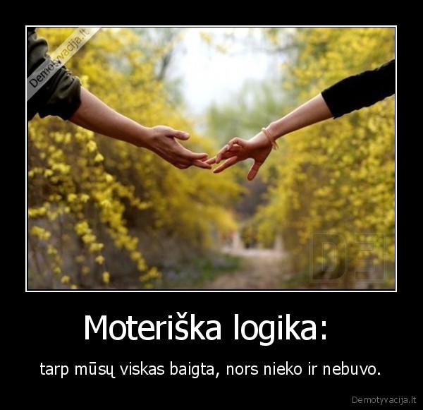 Moteriška logika: 