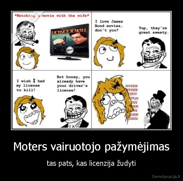 bobos, blogai, vairuoja
