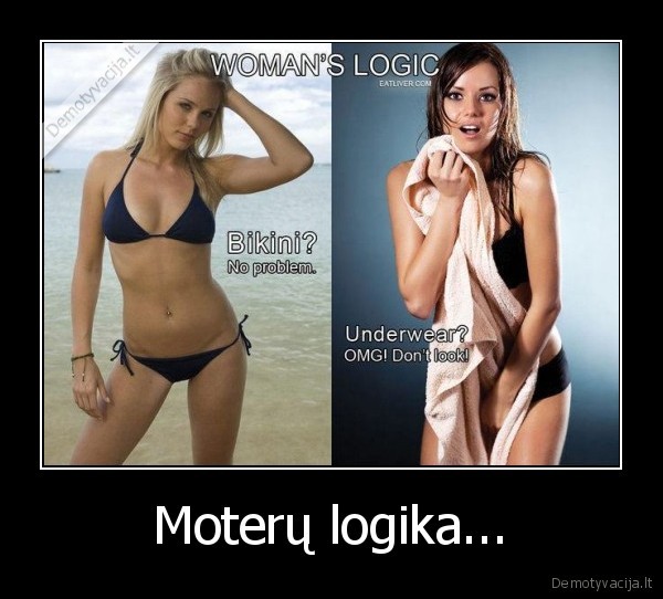 Moterų logika...