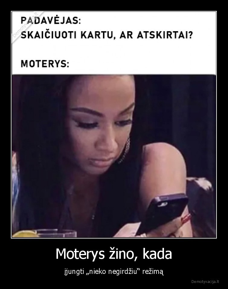 moterys,nieko, negirdi,restoranas,saskaita