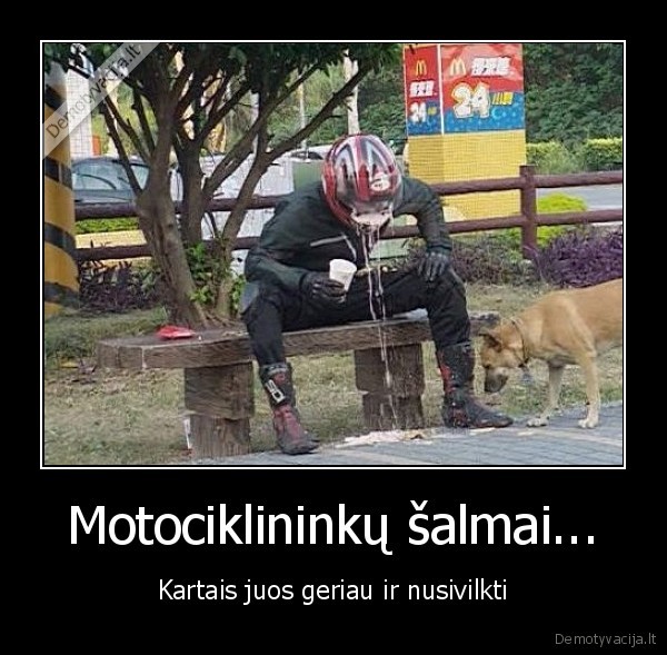 nekisk, nagu, prie, motociklininko, salmu