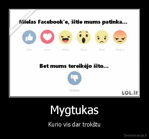 dislike, mygtukas,facebook