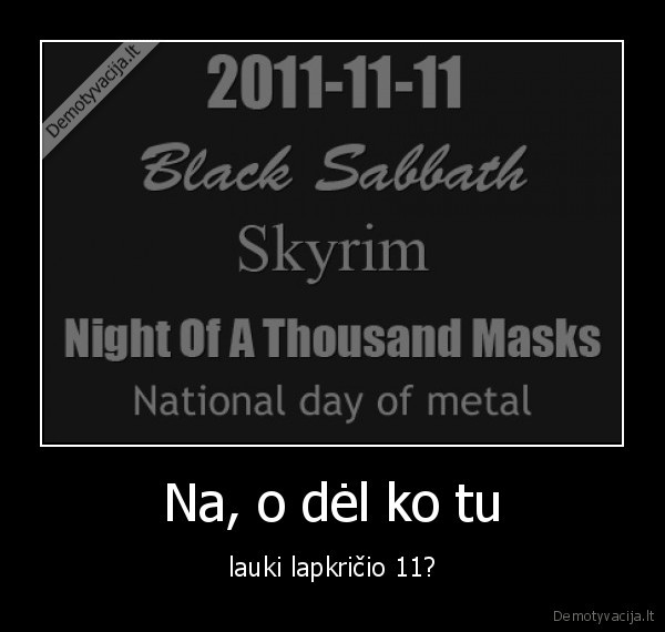 november, lapkritis, 11, 1, 2011, skaiciai